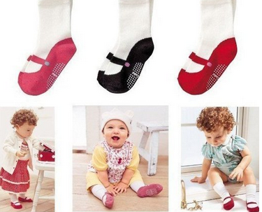 Baby leggings with feet, and anti skid slippers. FREE SHIPPING amazon deal