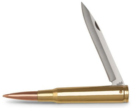 Bullet knife 50 cal, makes a GREAT gift idea