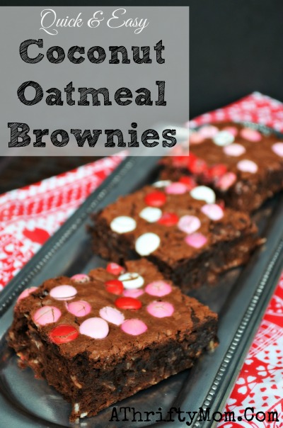 Coconut Oatmeal Brownies, Quick and easy way to jazz up a plain brownie mix, jpg