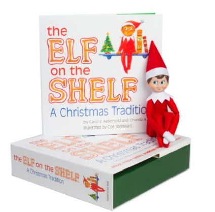 Elf on the shelf book sale, boy