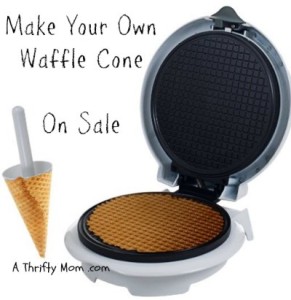 Make your Own Waffle Cones