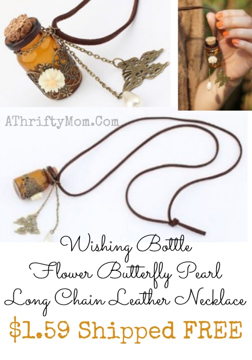 Wishing bottle necklace, LOVE these and the price is awesome too... only 1.59 shipped FREE