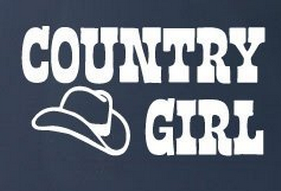 country girl sticker