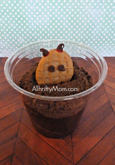 groundhog day pudding cups, #groundhogday, #nutterbutter, #holidaytreats,#pudding, #afterschoolsnacks, #groundhog, #thriftysnacks