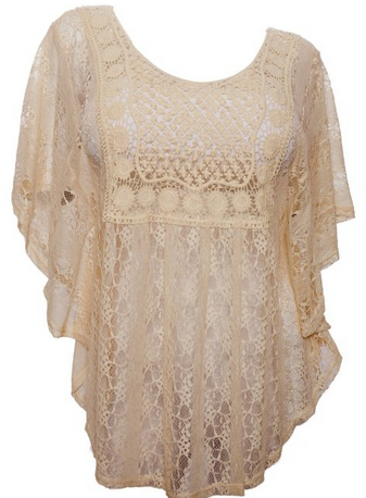 plus size lace poncho top, comes in 1x-3x and lot sof colors to pick from
