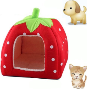 strawberry pet bed
