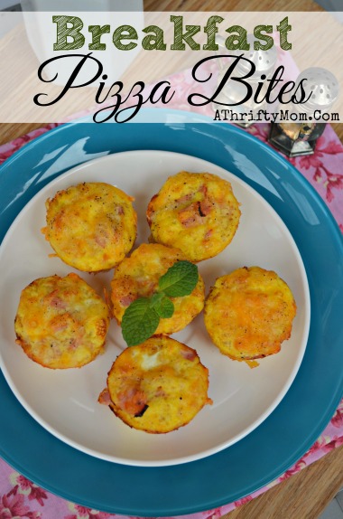 Breakfast Pizza Bites, Ham Cheese Hashbrown and Eggs. This Quick and easy recipe an even be made the night before #Breakfast #eggs #Pizza #Recipe #BreakfastPizza