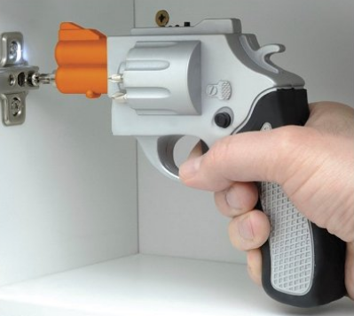 Gun revolver Shaped Drill