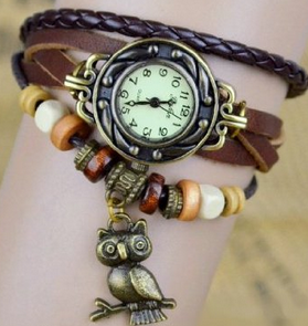 LOVe THIS brown owl bracelet