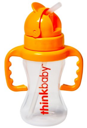 No Spill Sippy Cups, Sippy Cups for babies and toddlers with straws, Spill Proff Sippy Cups, ThinkBaby