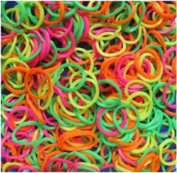 Rainbow Loom Neon Rubber Bands