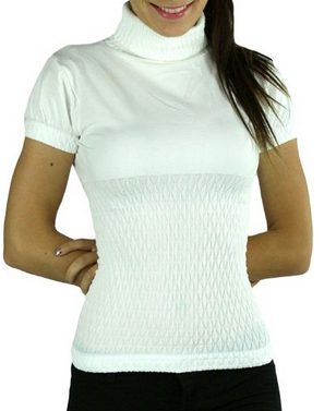 Ribbed white tee, love the classy look of this shirt. The PRICE rocks too