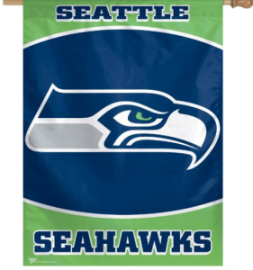 Seattle Seahawks Super Bowl vertical flag