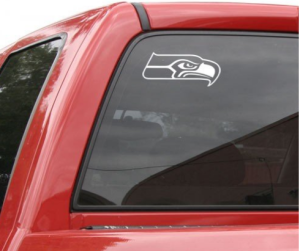 Seattle Seahawks Super Bowl window decal