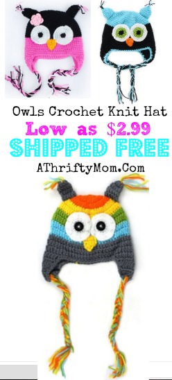 owl hats ...OH MY GOODNESS this is so cute #owl #owls #hat