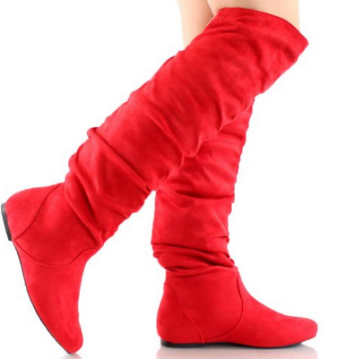 red boots, perfect for valentines day