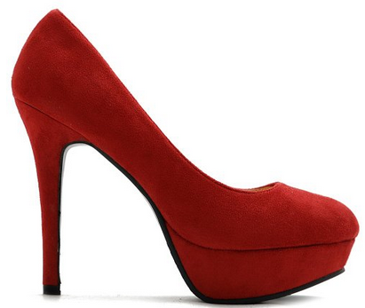 red high heels perfect for Valentines Day