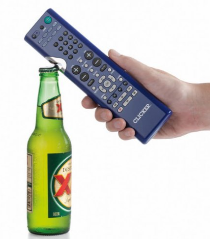 tv remote bottle opener
