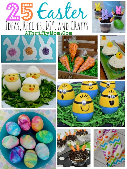 25 Easter Ideas, Recipe, Crafts, DIY #Easter everything you need in one spot