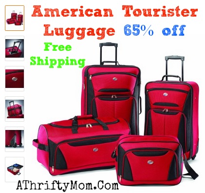 American Tourister Luggage is 65 off right now, with FREE shipping options. #Travel