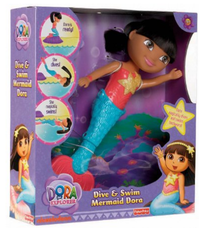 Dora the exlporer dive and swin mermaid doll