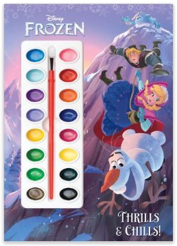 Frozen paint book for kids, Frozen activites, Frozen Disney