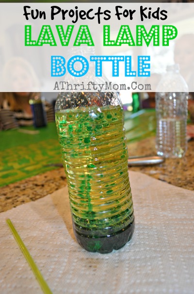 How to make a Lava Lamp Bottle, DIY kids projects, Lava Lamp with oil #LavaLamp