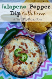 Jalapeno Popper Dip with Bacon, a quick and easy dip that is warm  and cheesy and will have your party guest asking for MORE, #PoppersDip, #JalapenoDip, #Party, #Recipe