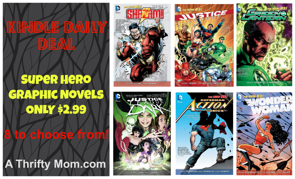 Super Hero Graphic Novels Kindle Daily Deal