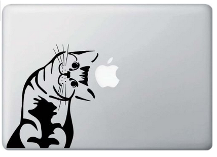 cat decal for your laptop or macbook, #Cat, #funny, #FreeShipping