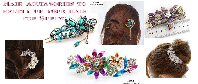 pretty hair accessories for Spring