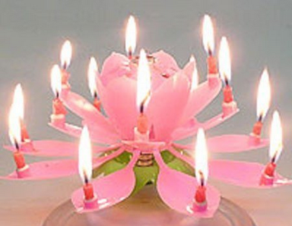 Birthday candle SINGS and spins... yes it is amazing #BirthdayCandle, #SpingingCandle