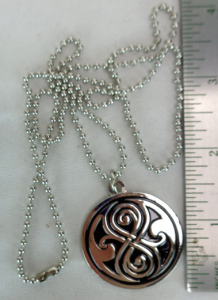Doctor Who seal of Gallifrey pendant