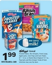 Kelloggs cereal at Rite Aid starting 4-20