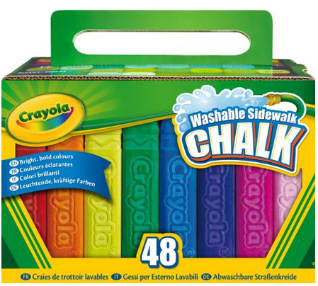 Outdoor toys and activies for kids, Sidewalk chalk with free shipping options