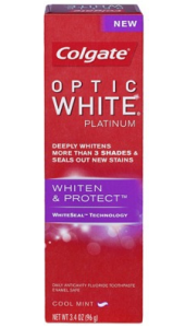colgate optic white platinum