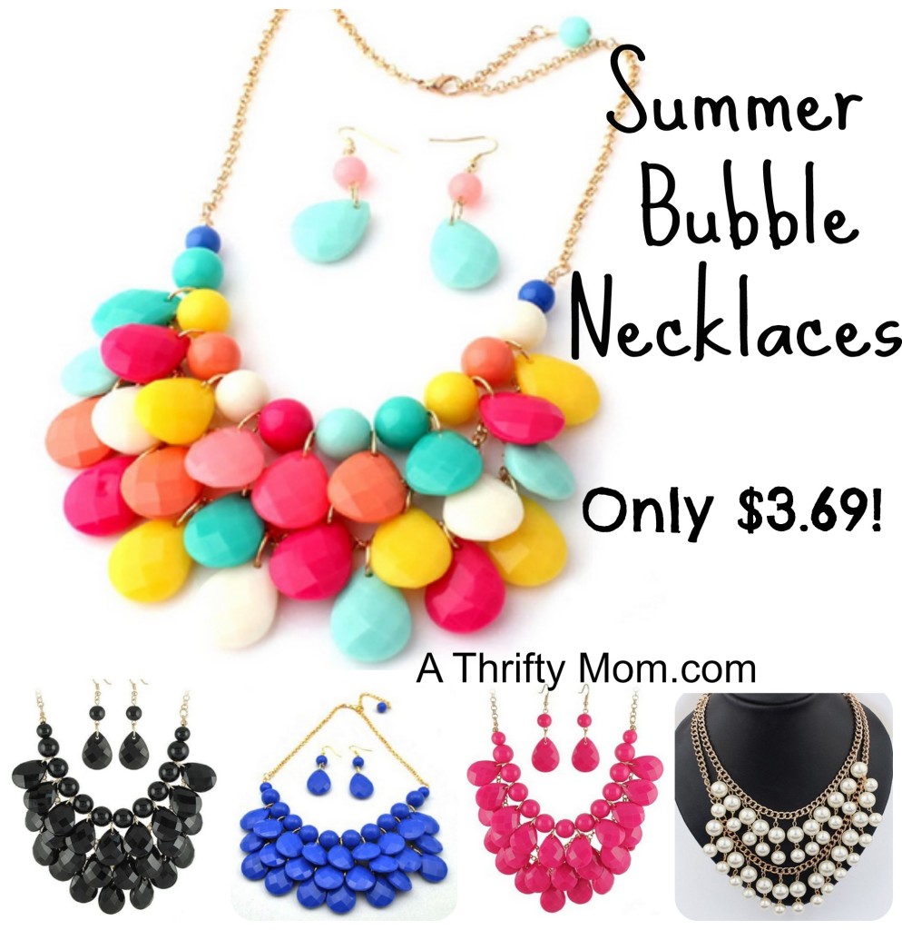 Bubble Bib Necklaces