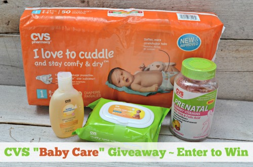 CVS baby care giveaway, enter to win some great products from CVS