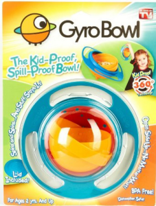 Gyro Bowl Non Spill Snack Bowl