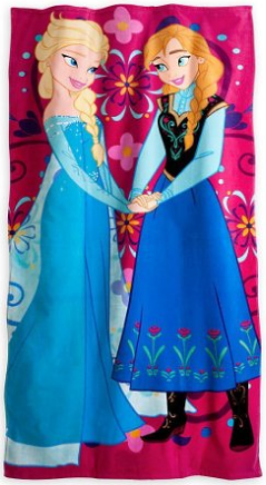 Frozen Disney Beach towel, Elsa adn Anna #Frozen, #Disney,