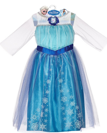 Frozen Disney Dress, Dress Up as Elsa from the hit Disney Film FROZEN, Elsa Costume #Elsa, #Frozen, #Dress
