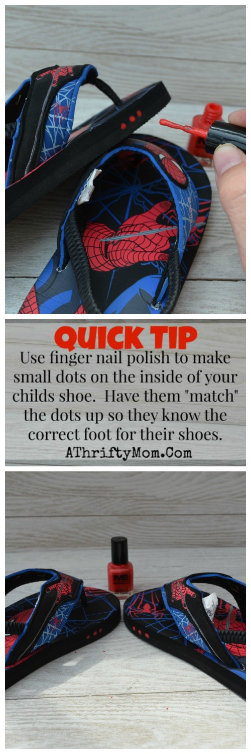 Help your child learn the correct foot to put their shoe on with this quick tip, preschool tips #Parenting, #Tips, #Preschool, #Shoes