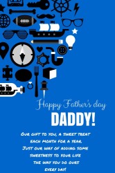 free father's day printable, #freeprintable, #fathersday, #thriftygift, #thriftygiftidea, #fathersdaygift, #blue, #giftsfordad, #printable, #sweettreats