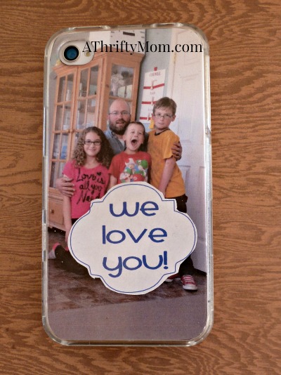 make your own photo iphone case diy, #easydiy, #diy, #craft, #easycraft,#thriftycraft, #thriftygifts, #thriftygiftideas, #mothersday, #fathersday