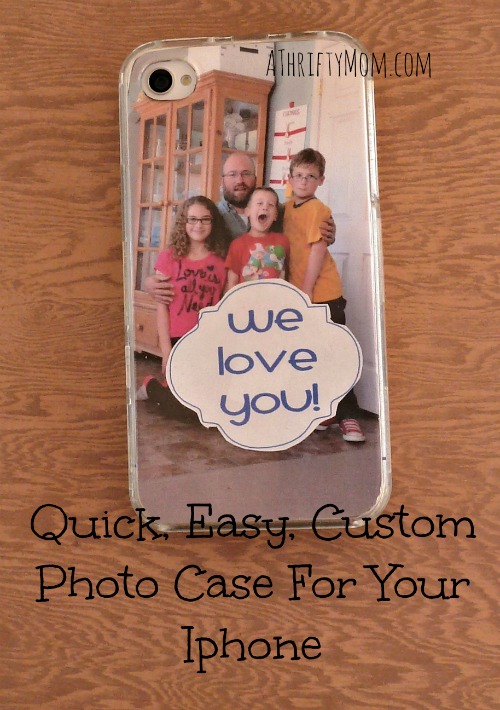 make your own photo iphone case diy, #easydiy, #diy, #craft, #thriftygifts, #easycraft,#thriftycraft,  #thriftygiftideas, #mothersday, #fathersday