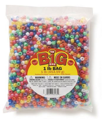 1 lb bag Pony Beads
