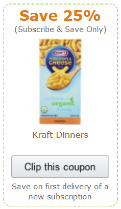Kraft Dinners Coupon