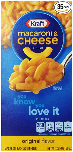 Kraft Macaroni and Cheese 35ct