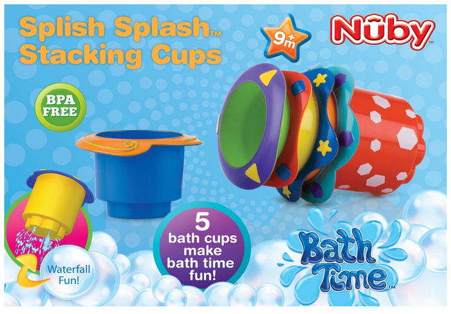 Nuby Splish Splash Stacking Cups