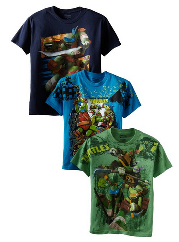 Teenage Mutant Ninja Turtles TShirt 3 pack